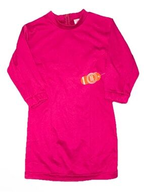 Wonder Nation Girls Sheath Dress Pink L (10-12) Plus Knee Length Polyester
